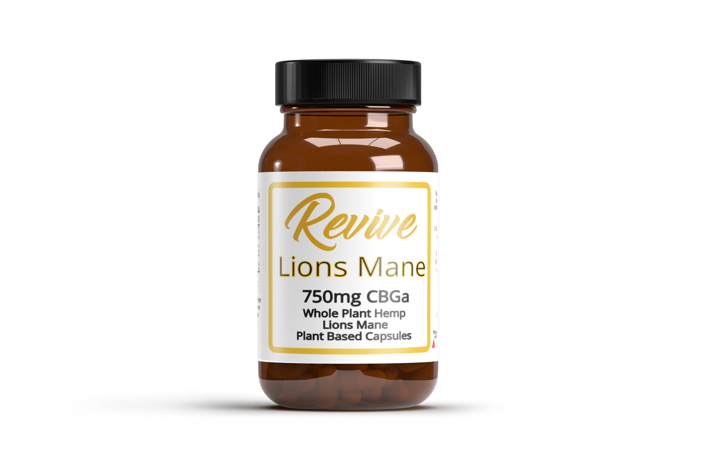 Lions Mane CBG 750MG Whole Plant Capsules